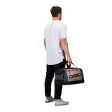 OGIO Fitness 35L Duffel Bag (Tan/Blue/Red)