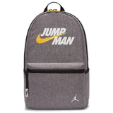 Nike Air Jordan Jumpman Backpack (One Size, Carbon Heather) (Carbon Heather/White/Gold, One Size)