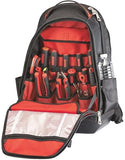 MILWUEKEE 48-22-8200 Suitable for Milwaukee 35-Pocket Impact Resistant 1680 Ballistic Jobsite Backpack, Red, Black