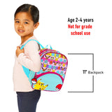 Nintendo Pokemon Mini Backpack Bundle - 11” Canvas Backpack with Front Pocket, Water Bottle, More | Pokemon Backpack Purse Set for Girls