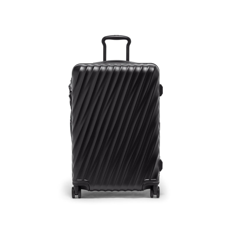 Tumi Suitcase Official Authentic 19 Degree Short Trip Expandable 4 Wheel Packing Case, Black, 26