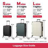 LEGEND WALKER DECK Hardside Expandable Luggage, 19 inch, Carry-on, Black, 5514-49-BK