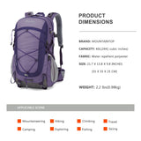 MOUNTAINTOP 40L Hiking Backpack,Lightweight Travel Backpack for Men Women Outdoor Backpacking, Camping