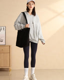 Iioscre Women Corduroy Tote Bag,Tote Bag with Zipper,Large Capacity Casual Shoulder Handbags with Inner Pockets Work