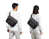 Bellroy Cinch Messenger (12 liter lightweight shoulder bag, water-resistant fabric, effortless organization) - Charcoal