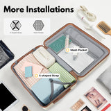 NEISIA Luggage Sets 3 Piece with spinner wheels, PC+ABS Hard Shell Travel Luggage,Lightweight Carry-on suitcases with TSA Lock,YKK Zippers (beige)