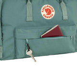 Fjallraven Kanken Weekender Bag, Large Travel Tote and Duffel for Overnight and Everyday Carry, Frost Green