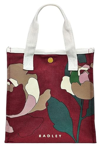 RADLEY London Womens Small Open Top Grab Hand Carry Canvas Tote Bag