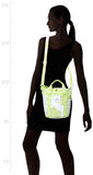 adidas Women's Essentials Mini Tote Crossbody Bag, Pulse Lime-Almost Lime Color Wash/Pulse Lime Green/White, One Size
