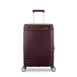 Virtuosa Hardside 21 Inch Carry On Luggage - Airline Approved with 360° Spinner Wheels, RightHeight™ Adjustable Handle - Zippered WetPak™ - TSA Lock - Expandable Light Polycarbonate Shell - Merlot
