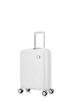 Rockland Prague Hardside Luggage with Spinner Wheels, Ivory, 3-Piece Set (20/24/28)