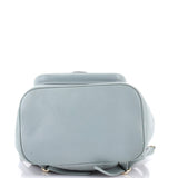 Chanel, Pre-Loved Duma Drawstring Backpack Quilted Leather Large, Gray