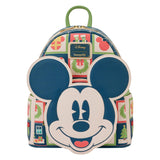 Loungefly Disney Mickey and Minnie Holiday Mini Backpack