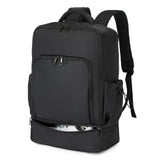 seyfocnia Gym Backpack for Men, Lightweight Sports Back pack With Shoe Compartment, Waterproof Gym Bag Workout Trainning Rucksack Casual Travel Daypack-Black