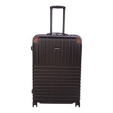 Eddie Bauer Strata Luggage | Hardside | Spinner Wheels | Expandable | Lightweight | Travel Essentials, Black, 30" (Check-In)