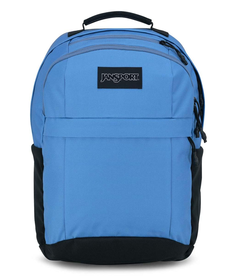 JanSport Landings Pack – Large Backpack with Soft Back Panel, Dual Water Bottle Pockets, 15-Inch Padded Laptop Compartment, Elemental Blue