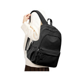 Black Backpack for School, High School Bookbag Back Pack for Teens Girls Boys, Lightweight College Backpack Bookbag for Women Men, Simple Casual Daypack Backpack Mochilas Escolares para Adolescentes