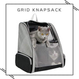 Texsens Innovative Traveler Bubble Backpack Pet Carriers for Cats and Dogs (Black)