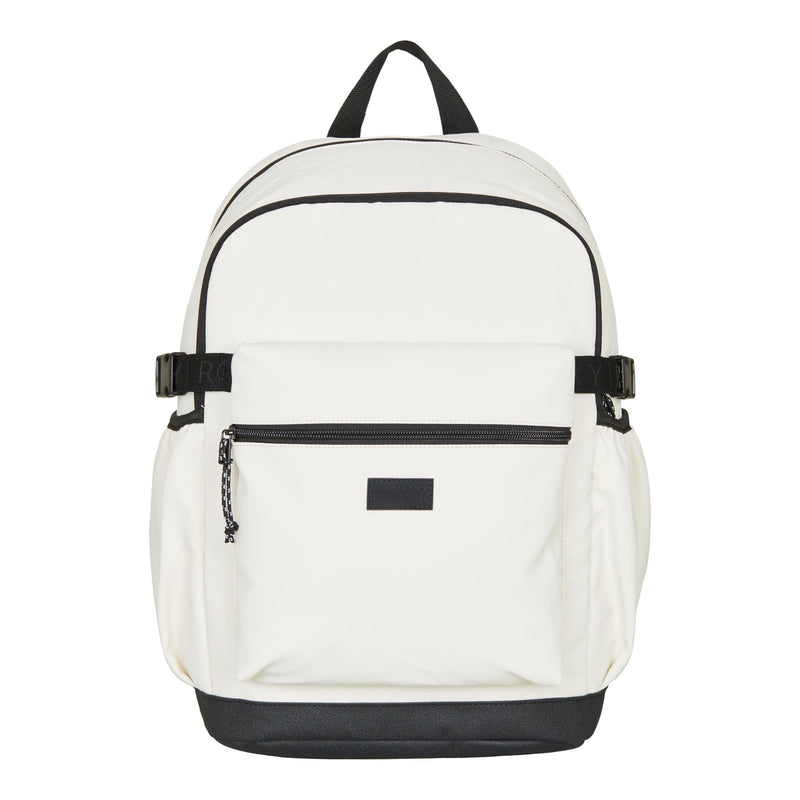 Roxy Women's Gateline Backpack | Everyday | Travel | 17" Laptop Sleeve | Bottle Side Pocket - Parchment