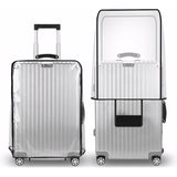 T Tersely Clear PVC Suitcase Cover Protectors 20/24/26/28/30 Inch Suitcase Baggage Covers - Waterproof Dustproof and Anti-Scratch 20-30 Inch Luggage Cover (26inch)