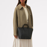 RADLEY London – Angel Lane -Faux Crocodile Zip Around Large Tote Bag - Ideal Womens Work Bag with Top Handle (Black) (BLACK)