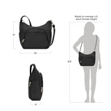 Travelon Anti-theft Classic Crossbody Bucket Bag