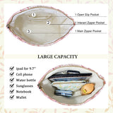 Sunwel Fashion Top Zipper Floral Quilted Bag Small Tote Bag for Women
