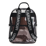 Under Armour Unisex-Adult Loudon Clear Mini Backpack, (960) Clear/Black/White, One Size Fits Most