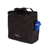 Eddie Bauer Stowaway Packable Tote Bag | Reusable | Travel | Lightweight | Compact | Foldable | Large Capacity | Ripstop Nylon | 25L - Onyx Black