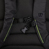 Wilson Blade V8 Super Tour Tennis Backpack - Green/Black, Holds up to 2 Rackets