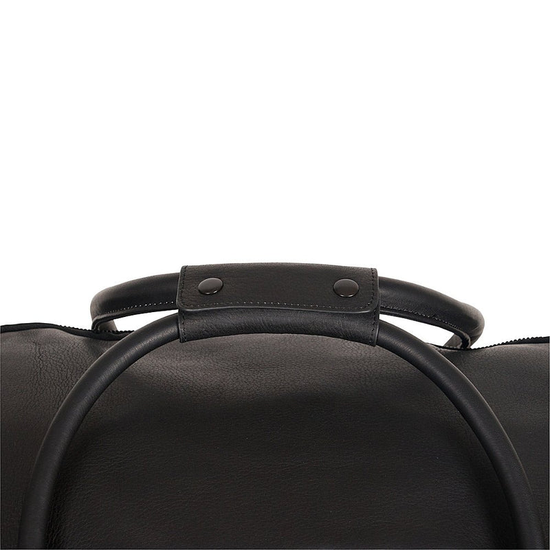 Kenneth Cole REACTION Duff Guy Colombian Leather 20" Single Compartment Top Load Travel Duffel Bag, Black