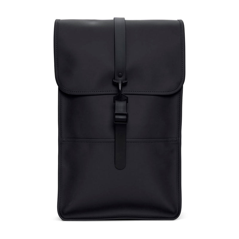 RAINS Backpack – Durable Waterproof Laptop Backpack for Men and Women for Travel, Work and Commuting – Black Bag with Secure Closure – 15" Laptop Pocket – 2 Year Warranty