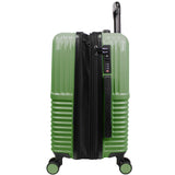 World Traveler Dejuno Ultimate Travel Combo Spinner Carry-On & Laptop Backpack 2-Piece Luggage Set - Matcha