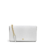 RADLEY London Columbia Grove Faux Lizard Women's Small Leather Flapover Crossbody Bag, Bright White