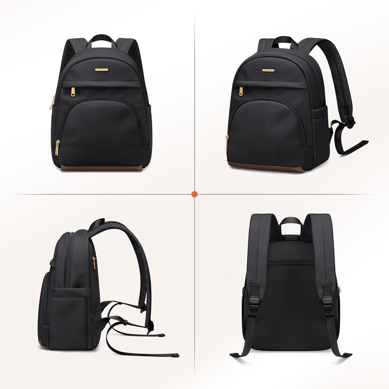 TENSTAR Mini Backpack for Women Stylish Convertible Back Pack Purse, Light Weight Daypack Purses Daily Backpack Cute Bookbag for College Travel, Black