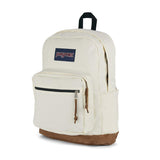 JanSport Right Pack Backpack - Durable Daypack with Padded 15" Laptop Sleeve, Spacious Main Compartment & Integrated Water Bottle Pocket - Coconut
