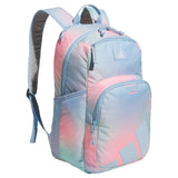adidas Midway Backpack, Pastel Tie-Dye, Tech-Friendly 15-inch Laptop Storage, Multiple Zippered Compartments, Padded Straps, Water Bottle Pockets