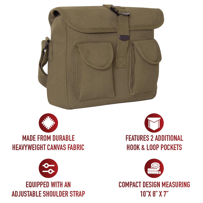 Rothco O.D. Ammo Shoulder Bag, canvas, Olive Drab