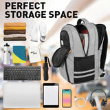 Ytonet Gym Backpack For Men Women, Backpack for Men with Shoe Compartment, Water Resistant Workout Sports Bag Fit 15.6 Inch Laptop, Gym, Sports, Camping, Hiking, Grey