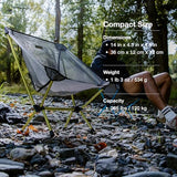 Helinox Chair Zero LT, 1.12 lbs Lightweight Camping Chair, Durable Ripstop, Compact Size, Portable and Packable Seat, Strong and Ultralight Frame, Backpacking Travel Essential, Cyan