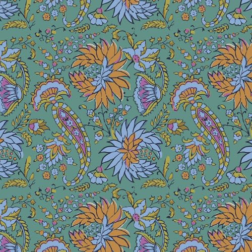 Vera Bradley Women's Premium Cotton Bancroft Backpack, Gemstone Paisley, One Size