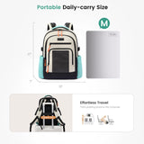 LOVEVOOK Laptop Backpack for Women with Large Cup Holder,15.6 Inch Work Computer Bag with Chest Buckle Back Pad Shoulder Buckle,Waterproof Business Backpack College Teacher Bag for Gift Travel