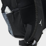 Nike Jordan HBR Air Back Pack, Black/Elephant Print, L