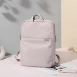 GOLF SUPAGS Travel Laptop Backpack for Women Anti Theft Slim Durable College Bookbag Business Computer Bag Fit 13.3Inch Notebook (Pinkish Grey, 13.3Inch)