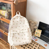 Kehpish Cotton Canvas Backpacks for Women Backpack Purse Fashion Casual Travel Daypack