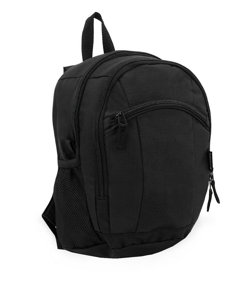 Everest Deluxe Small Backpack, Black, One Size