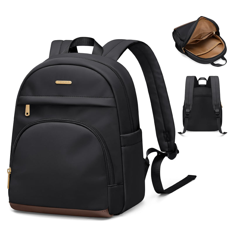 TENSTAR Mini Backpack for Women Stylish Convertible Back Pack Purse, Light Weight Daypack Purses Daily Backpack Cute Bookbag for College Travel, Black
