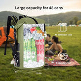 Iculbag Cooler Backpack Insulated Waterproof Leak Proof 48cans Collapsible Larger Backpack Coolers Insulated Leak Proof for Men Women 24 Hours Cooling for Picnic Camping Hiking Beach Travel Kayaking…