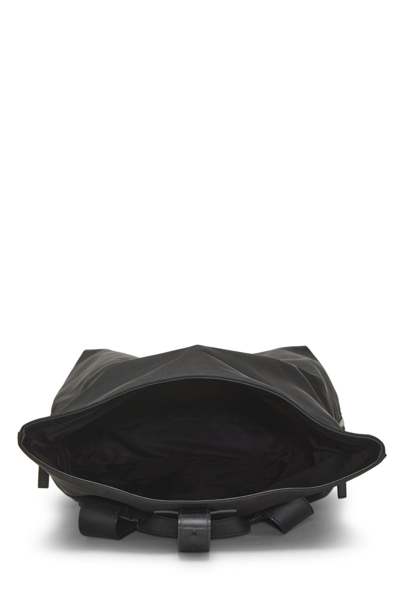 Gucci, Pre-Loved Techno Canvas Web Backpack, Black