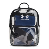 Under Armour Unisex-Adult Loudon Clear Mini Backpack, (960) Clear/Black/White, One Size Fits Most